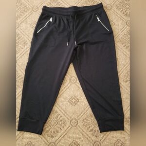 Woman's Adrienne Vittadini Crop Sweat Pants